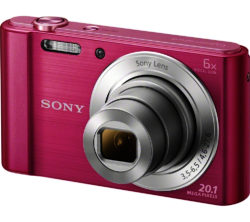 Sony Cyber-shot DSCW810P Compact Camera - Pink